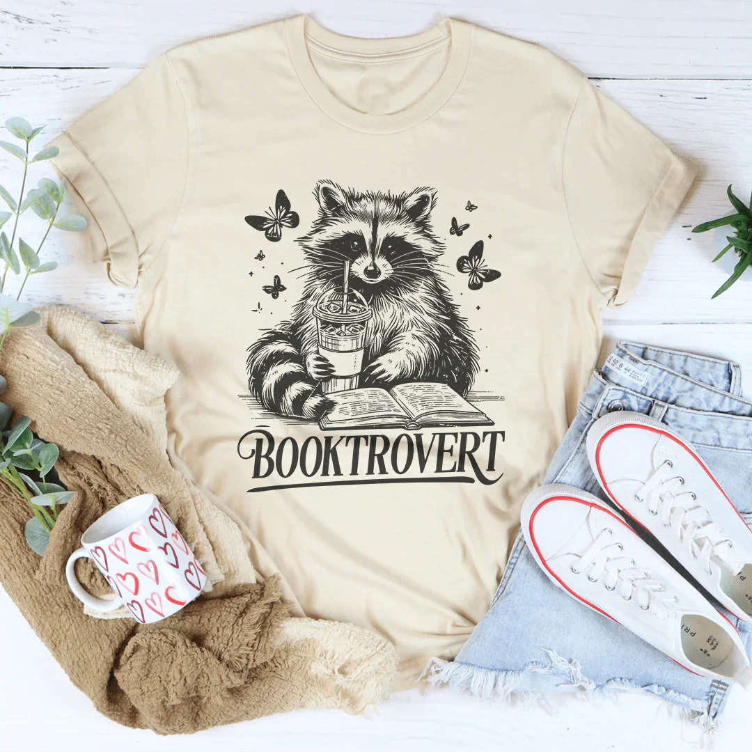 Booktrovert Bookish Tee - WonderingCloth