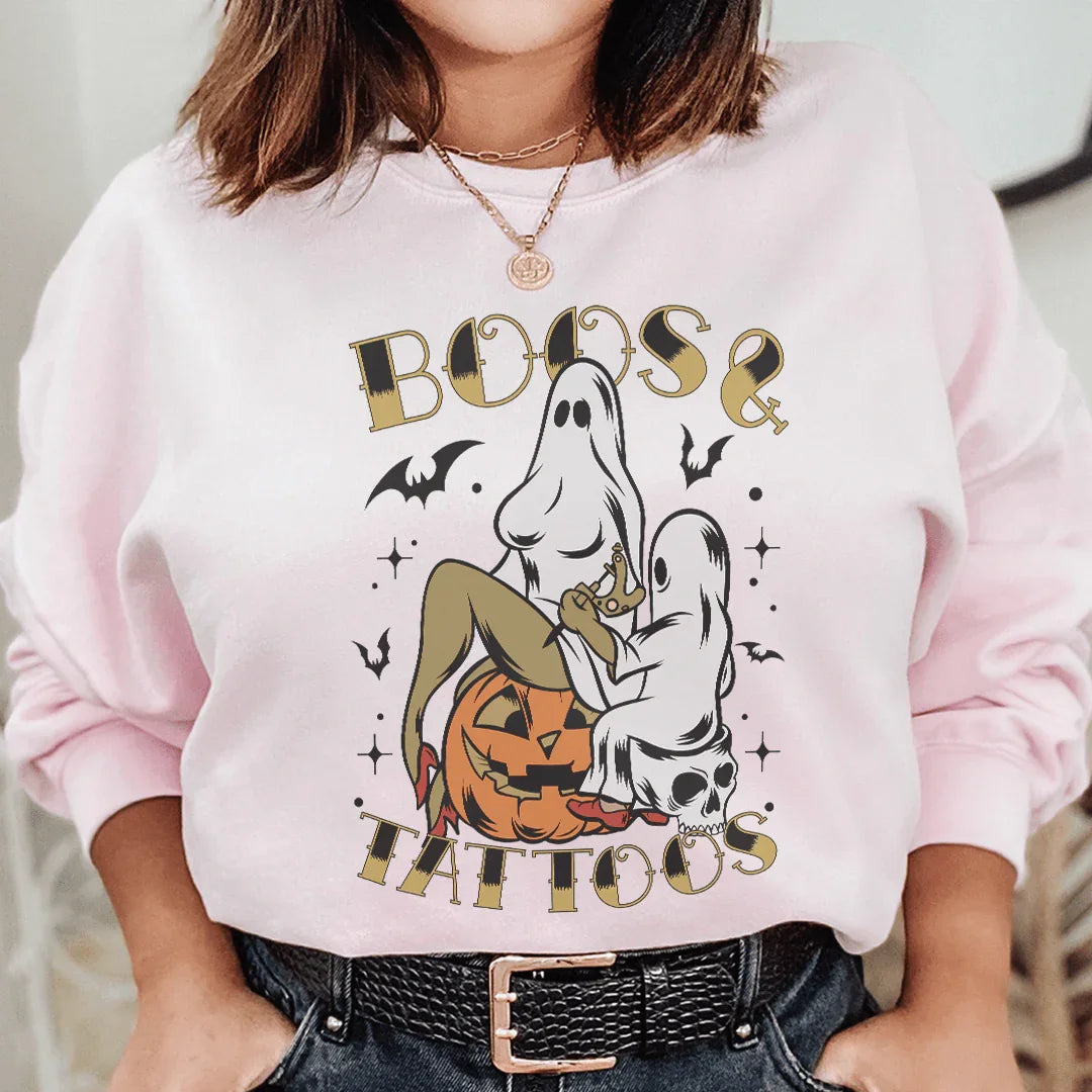 Boos Tattoos Sweatshirt - WonderingCloth