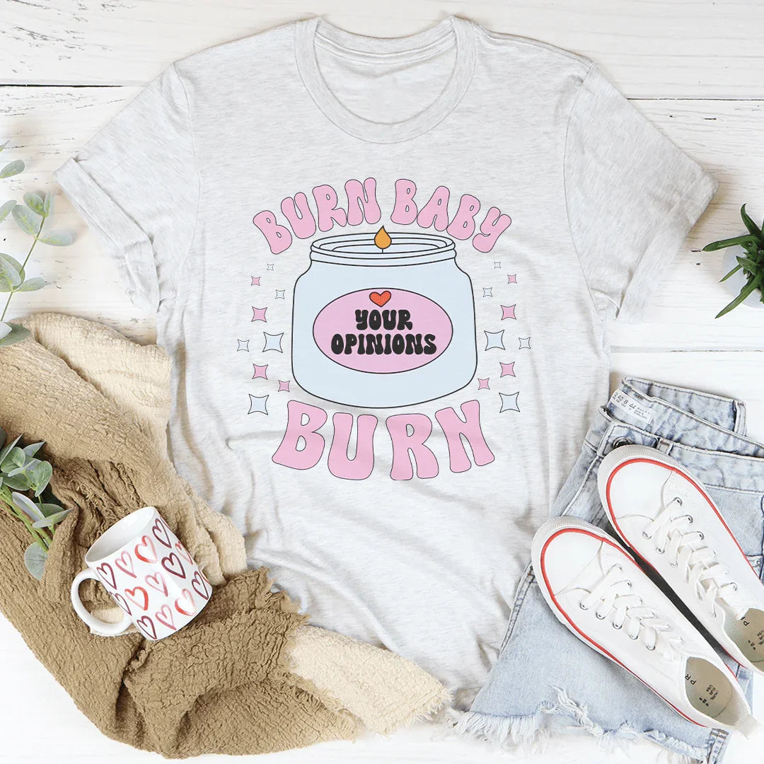 Burn Baby Tee - WonderingCloth