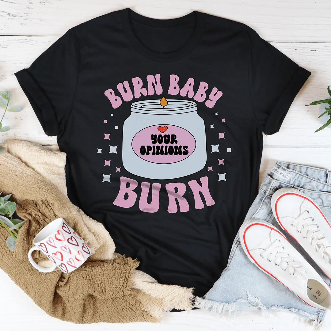 Burn Baby Tee - WonderingCloth