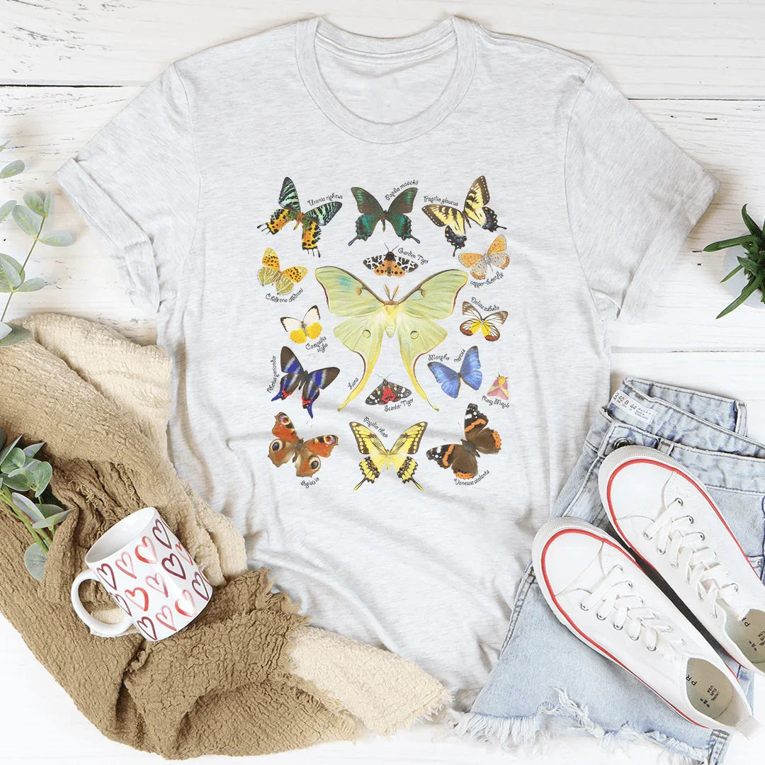 Butterflies Tee - WonderingCloth