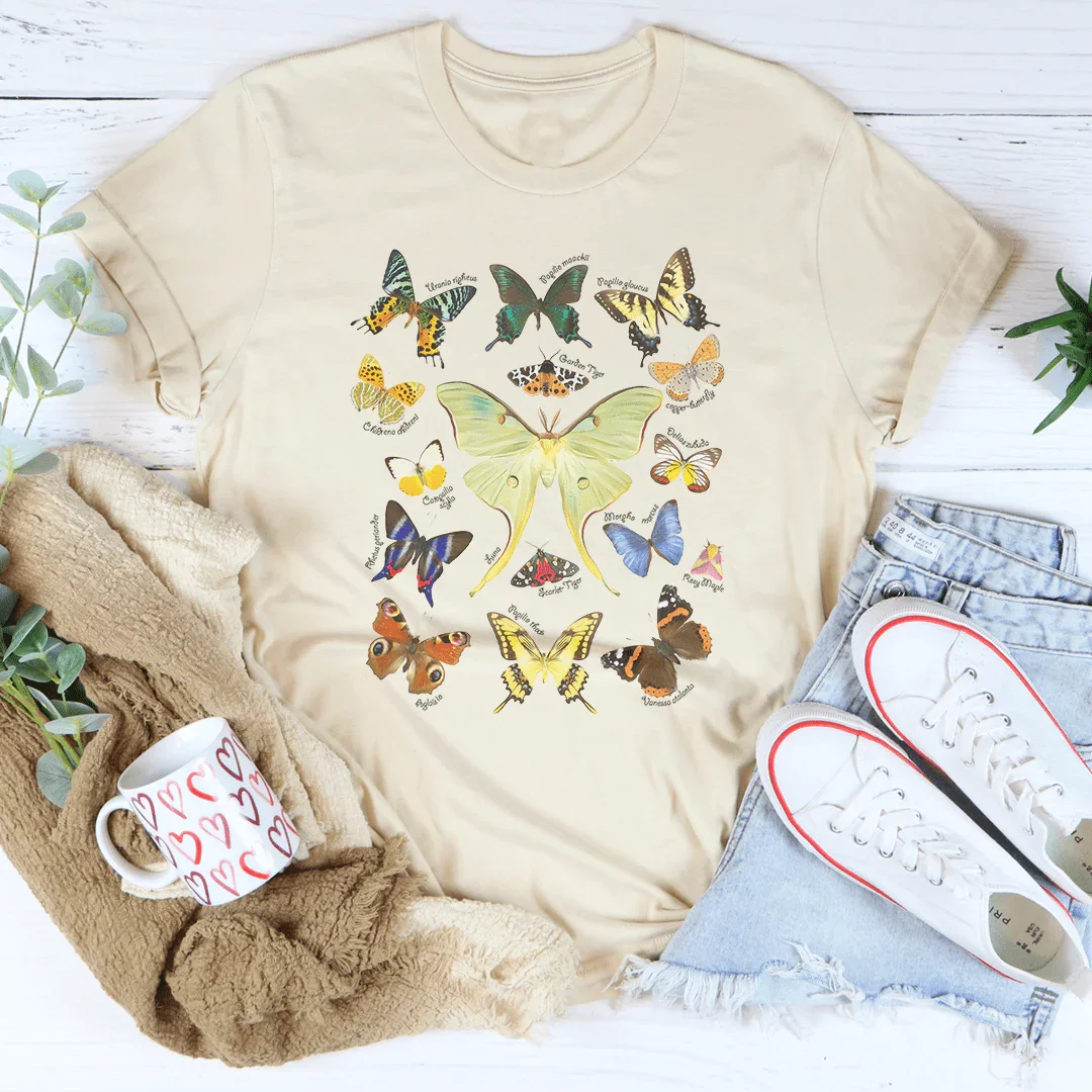 Butterflies Tee - WonderingCloth