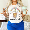 Caffeinated Nurse's Club Tee - WonderingCloth