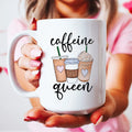 Caffeine Queen Ceramic Mug 15 oz - WonderingCloth