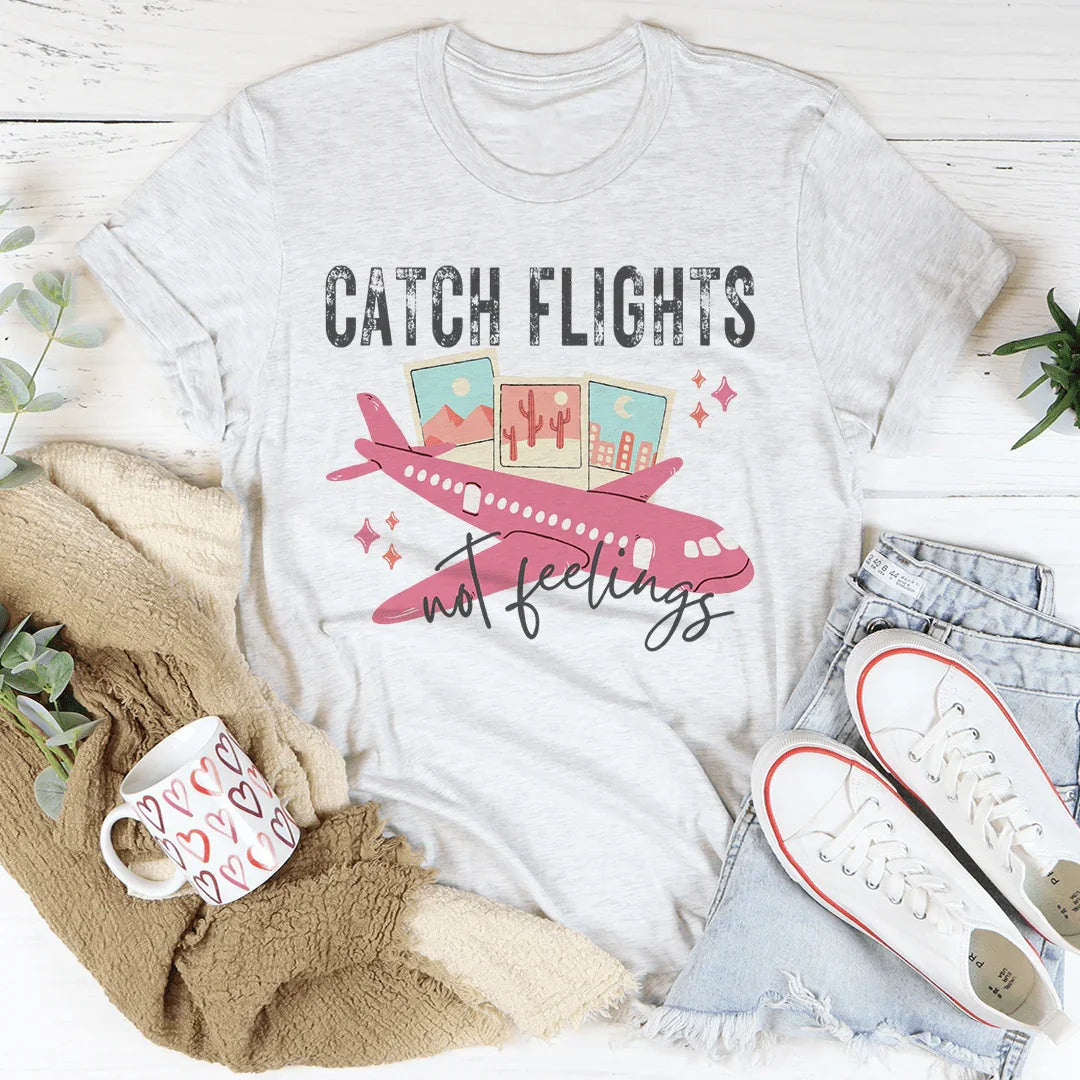 Catch Flights Retro Tee - WonderingCloth