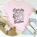 Cats Make My life Better Tee - WonderingCloth