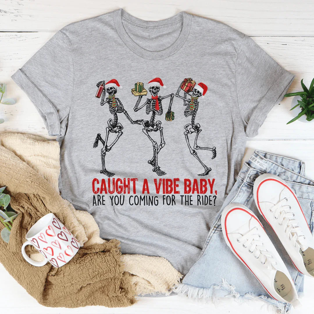 Caught A Vibe Baby Tee - WonderingCloth