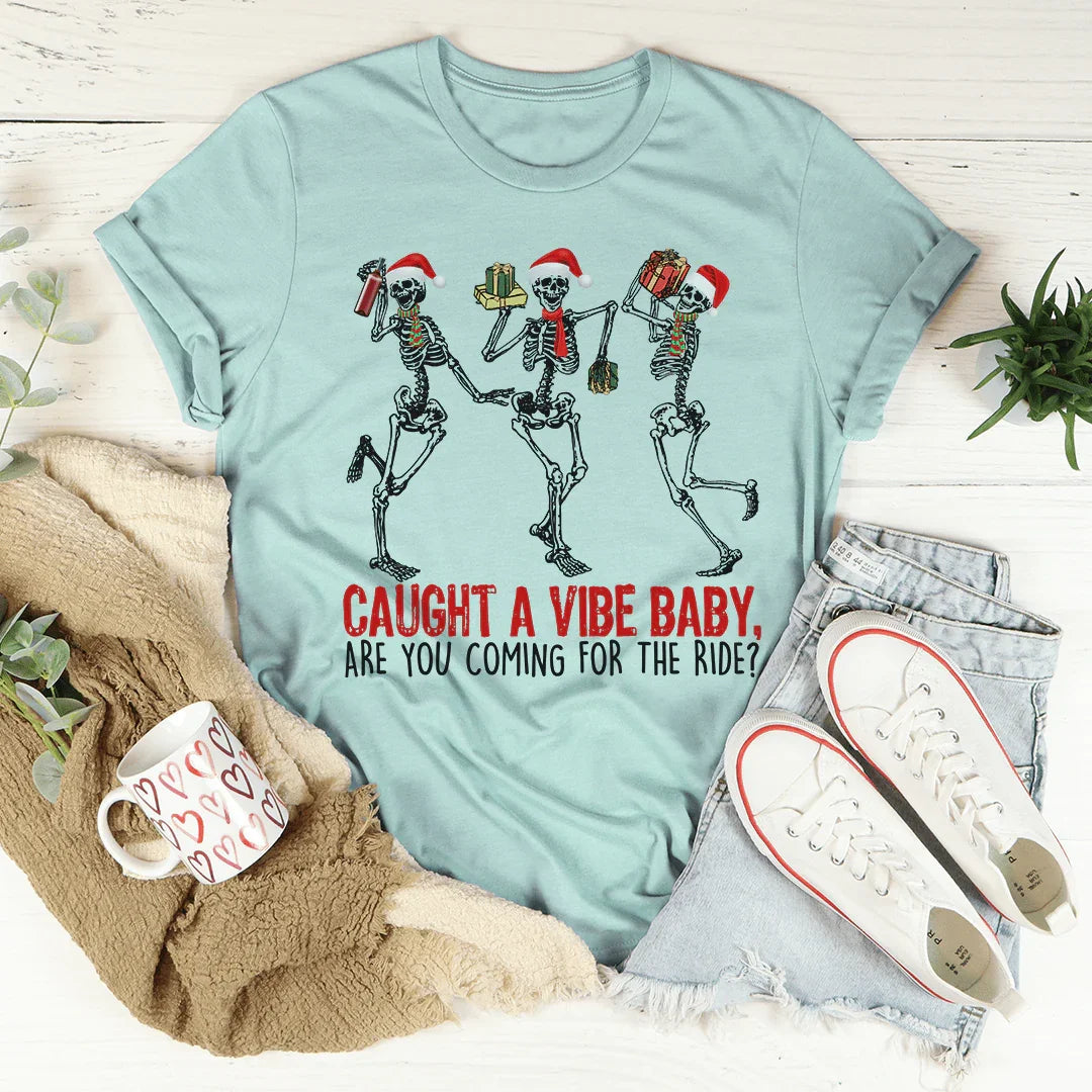 Caught A Vibe Baby Tee - WonderingCloth