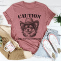 Caution Will Yap To Strangers Tee - WonderingCloth
