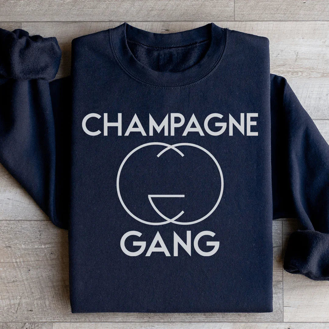Champagne Gang Sweatshirt - WonderingCloth