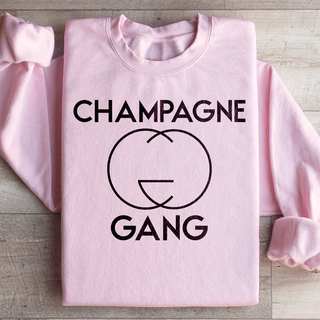 Champagne Gang Sweatshirt - WonderingCloth