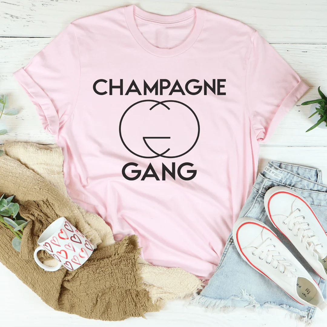 Champagne Gang Tee - WonderingCloth