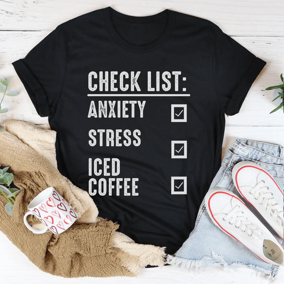 Check List Tee - WonderingCloth