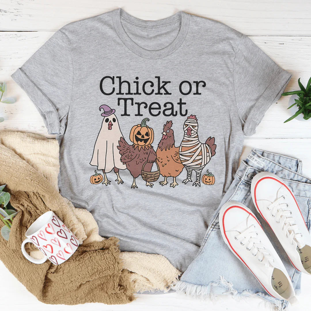 Chick or Treat Tee - WonderingCloth