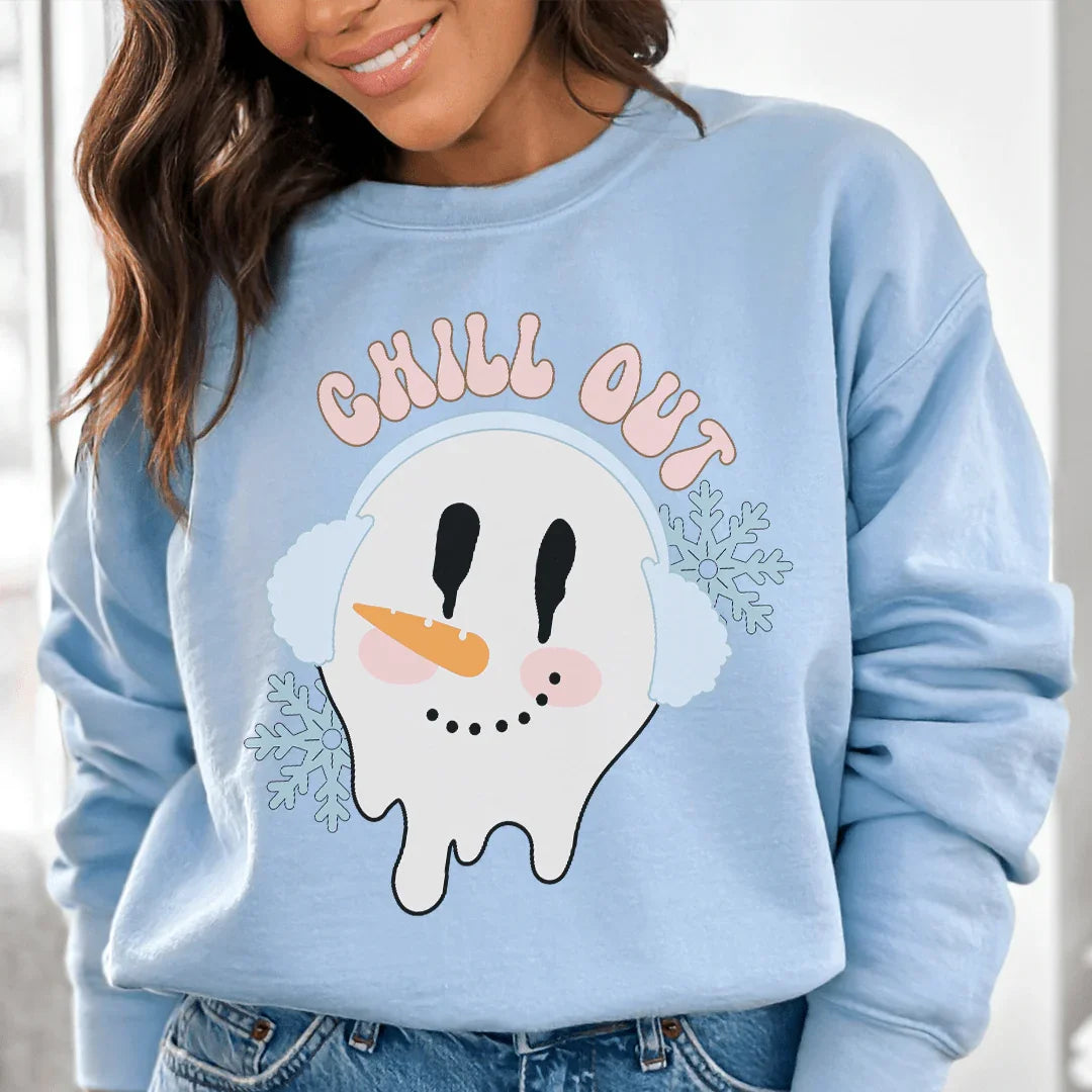 Chill Out Sweatshirt - WonderingCloth