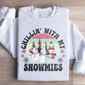 Chillin' With My Snowmies Sweatshirt - WonderingCloth