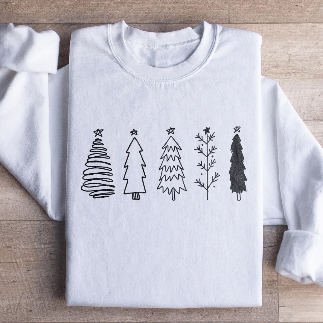 Christmas Trees Sweatshirt - WonderingCloth