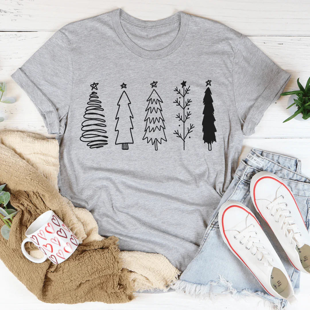Christmas Trees Tee - WonderingCloth
