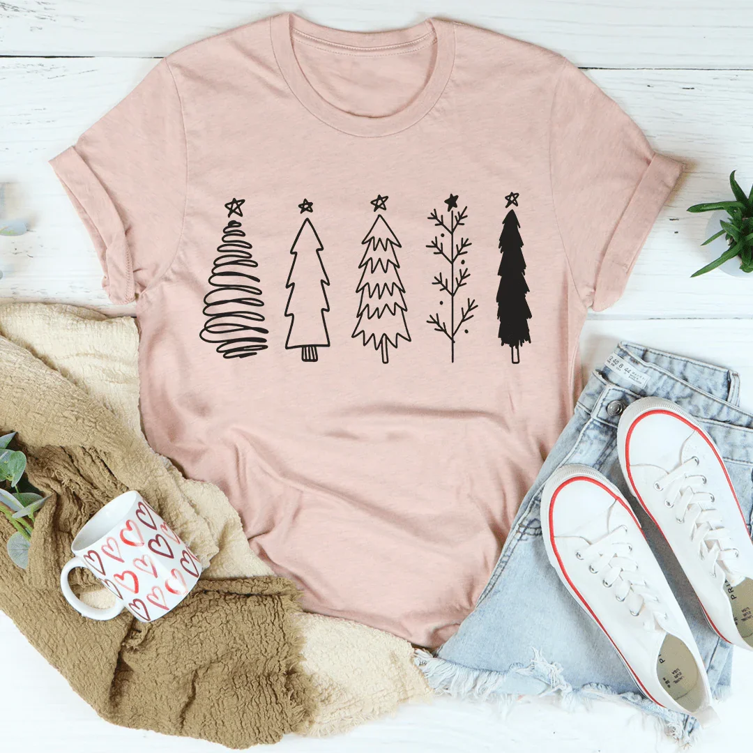 Christmas Trees Tee - WonderingCloth