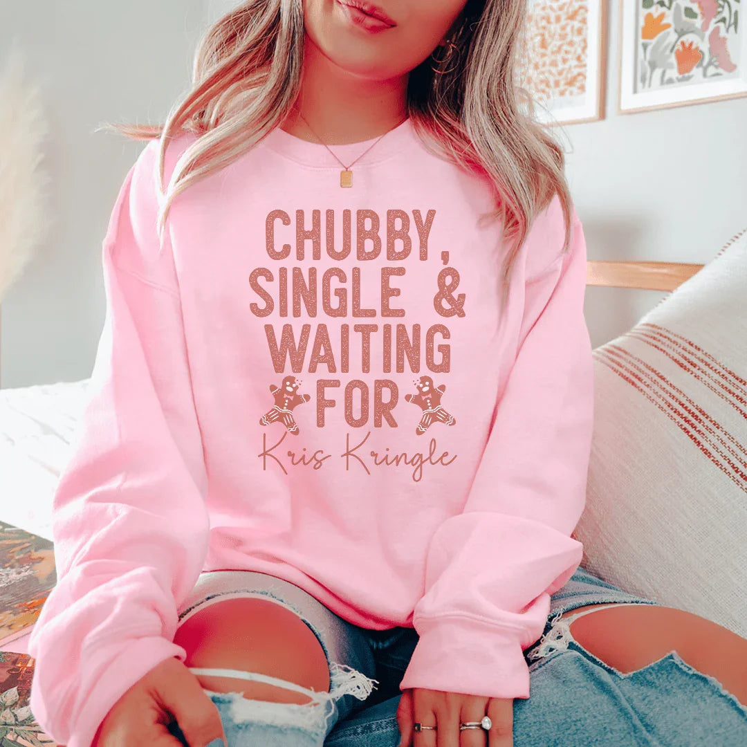 Chubby Single & Waiting Sweatshirt - WonderingCloth
