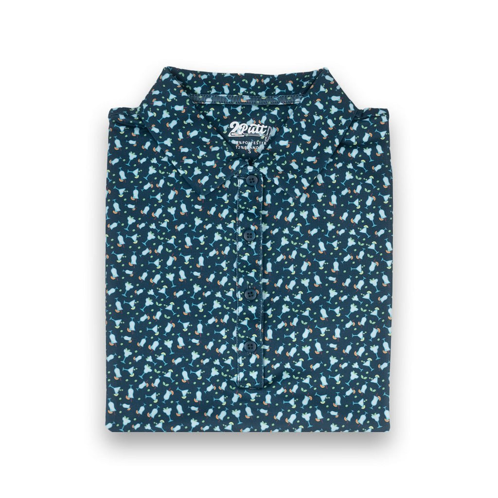 Cocktail Hour Women's Polo (Sleeveless) - WonderingCloth
