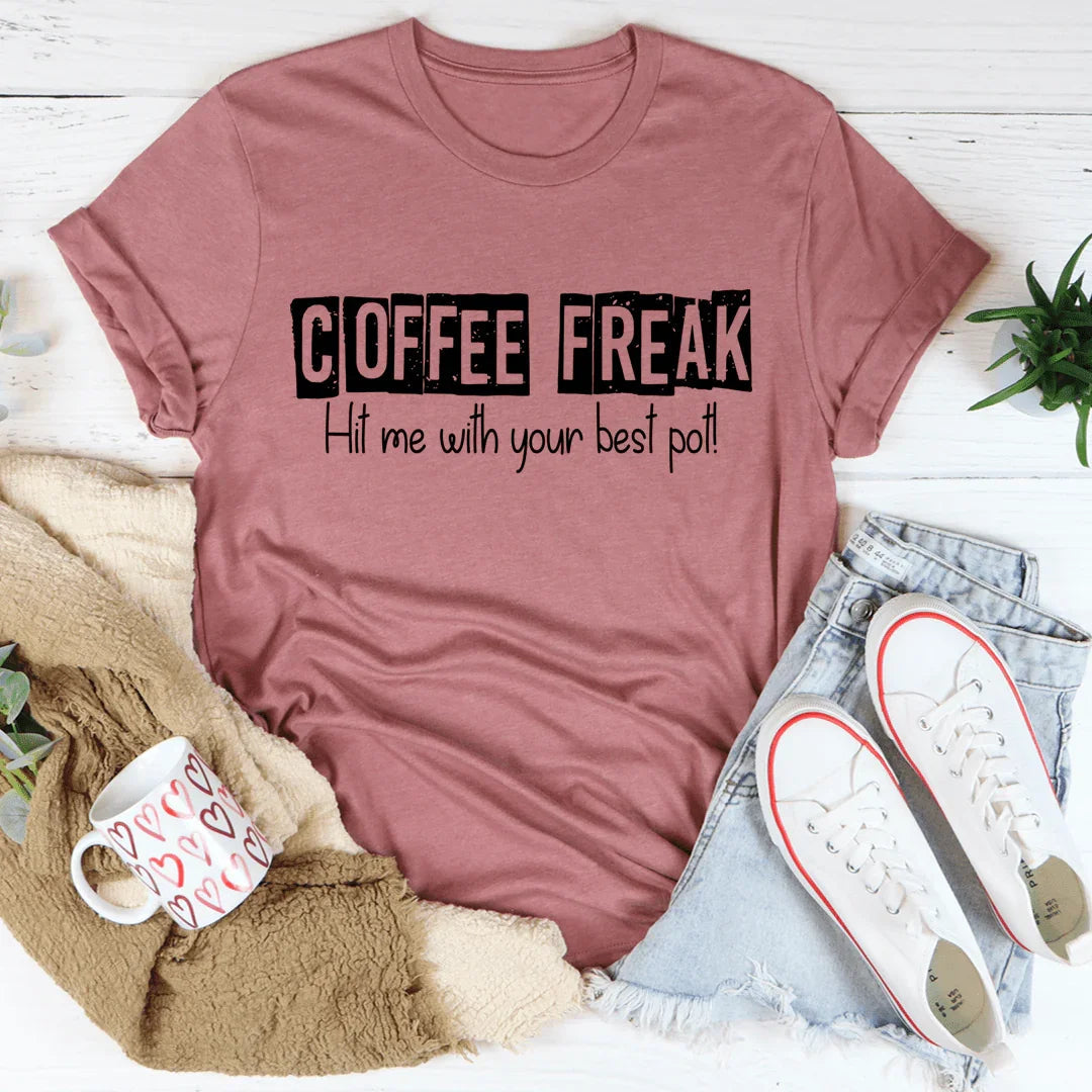 Coffee Freak Tee - WonderingCloth