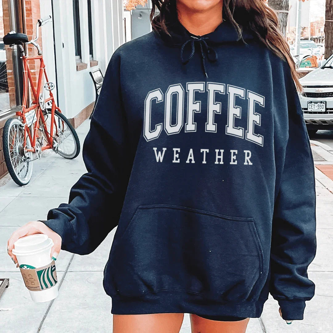 Coffee Weather Hoodie - WonderingCloth