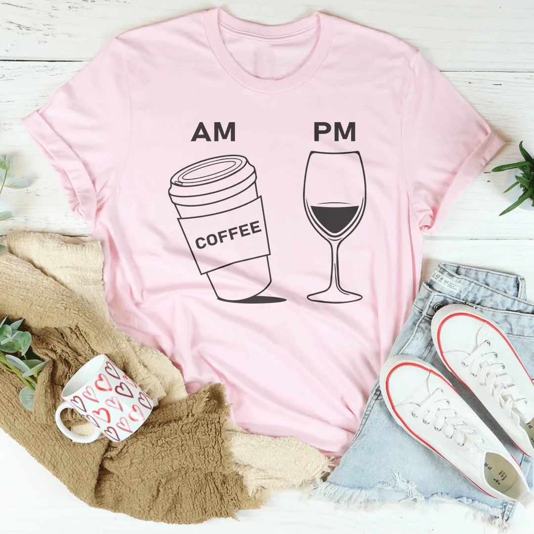 Coffee & Wine Tee - WonderingCloth
