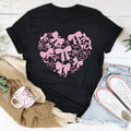 Coquette Bow Heart Tee - WonderingCloth