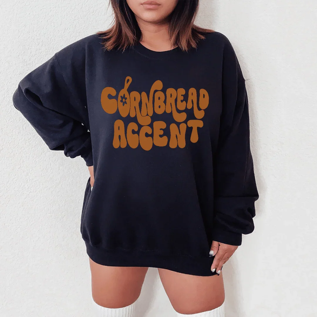 Cornbread Accent Sweatshirt - WonderingCloth
