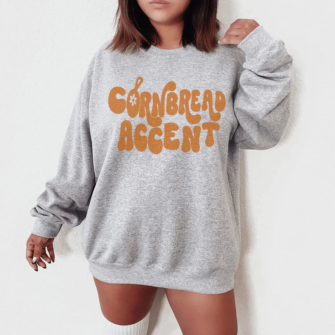 Cornbread Accent Sweatshirt - WonderingCloth