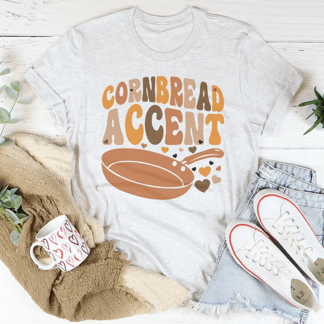 Cornbread Accent Tee - WonderingCloth
