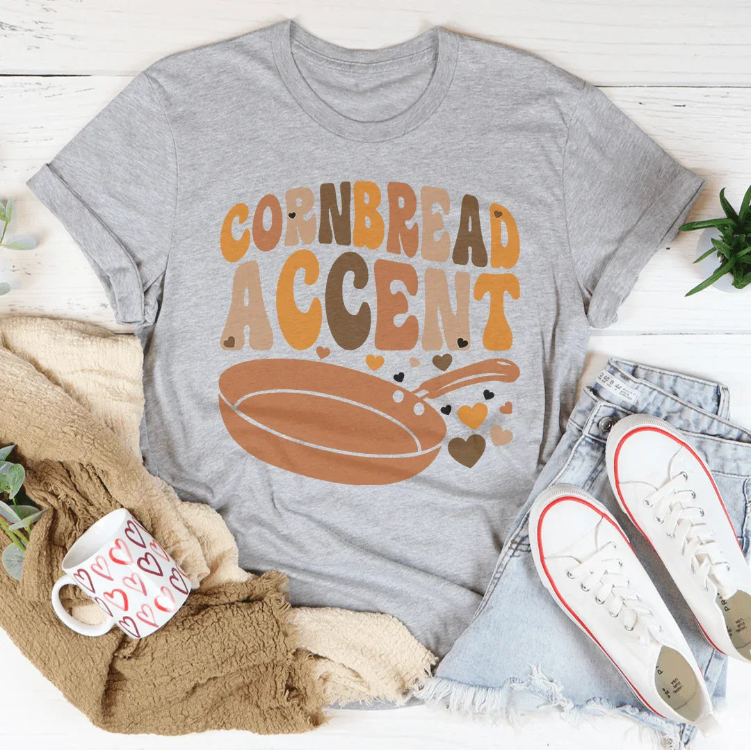 Cornbread Accent Tee - WonderingCloth