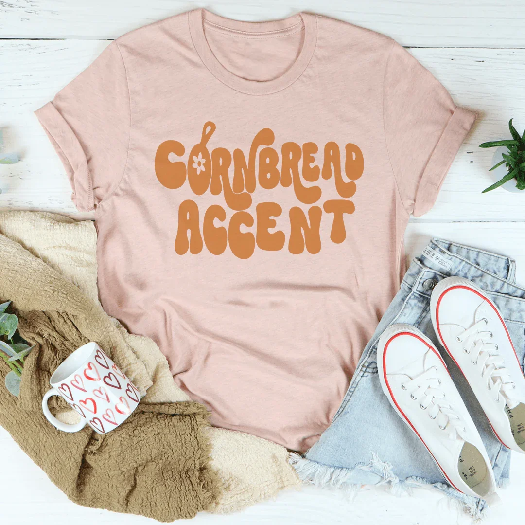 Cornbread Accent Tee - WonderingCloth