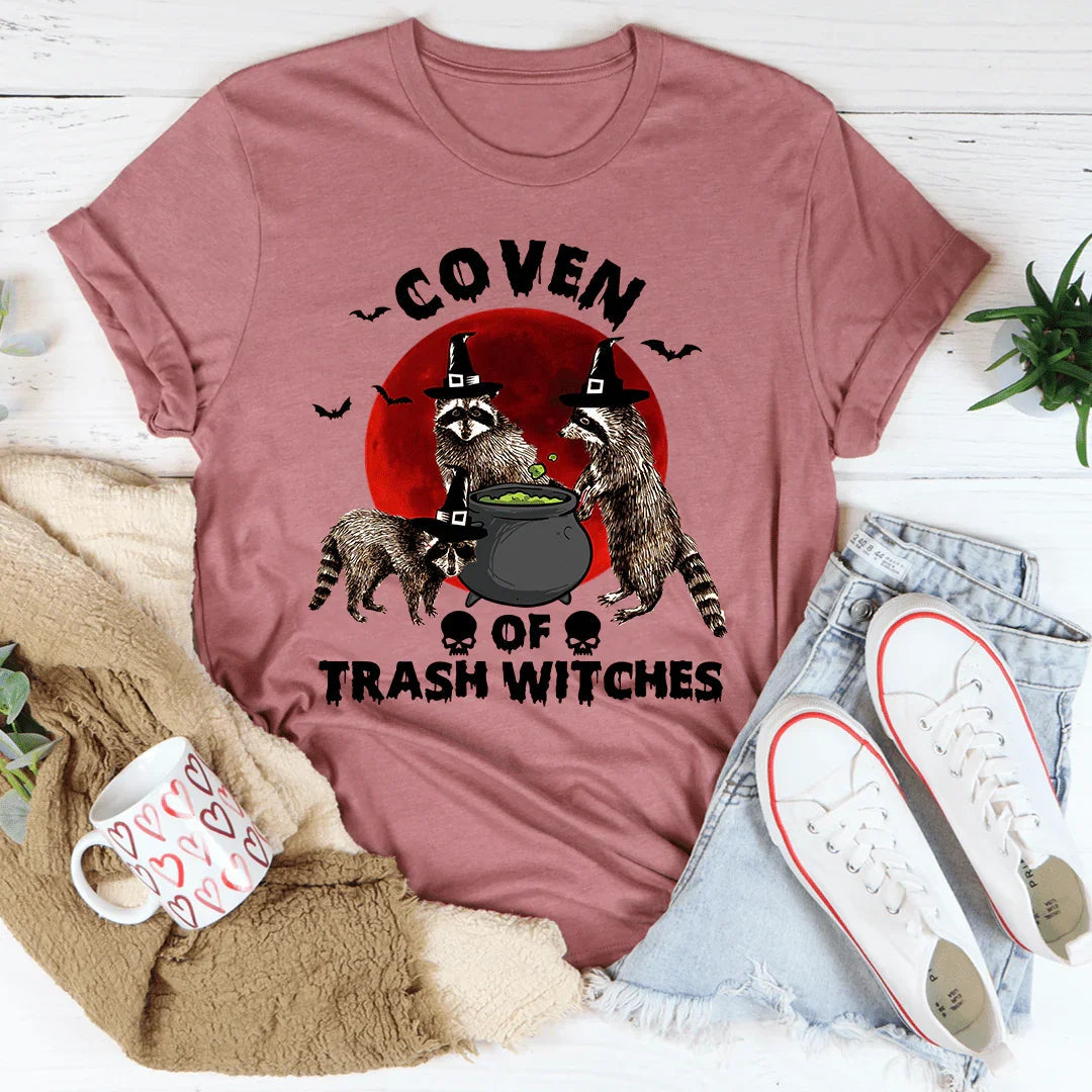 Coven Of Trash Witches Tee - WonderingCloth