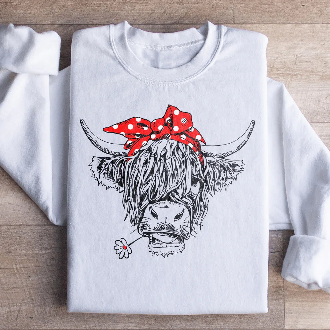 Cow Sweatshirt - WonderingCloth