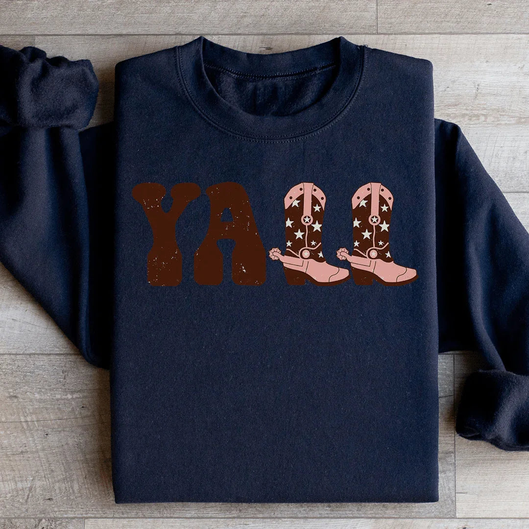 Cowboy Boots Sweatshirt - WonderingCloth