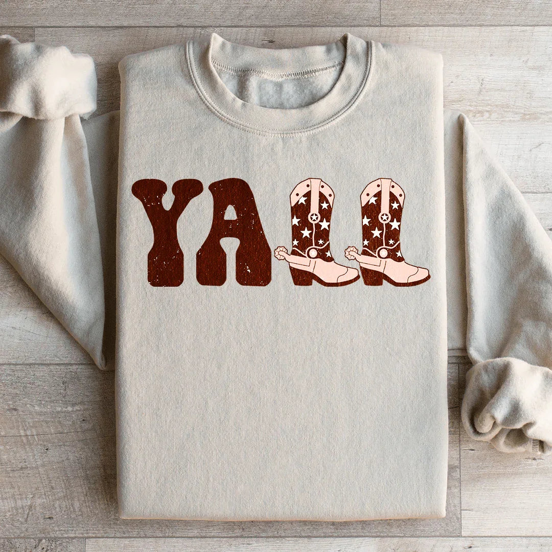 Cowboy Boots Sweatshirt - WonderingCloth
