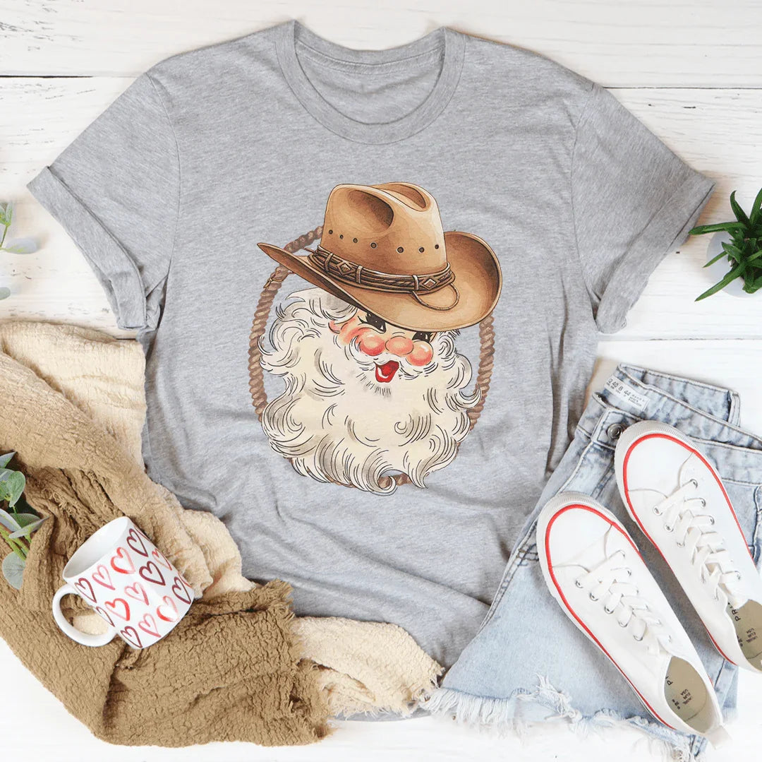 Cowboy Santa Tee - WonderingCloth