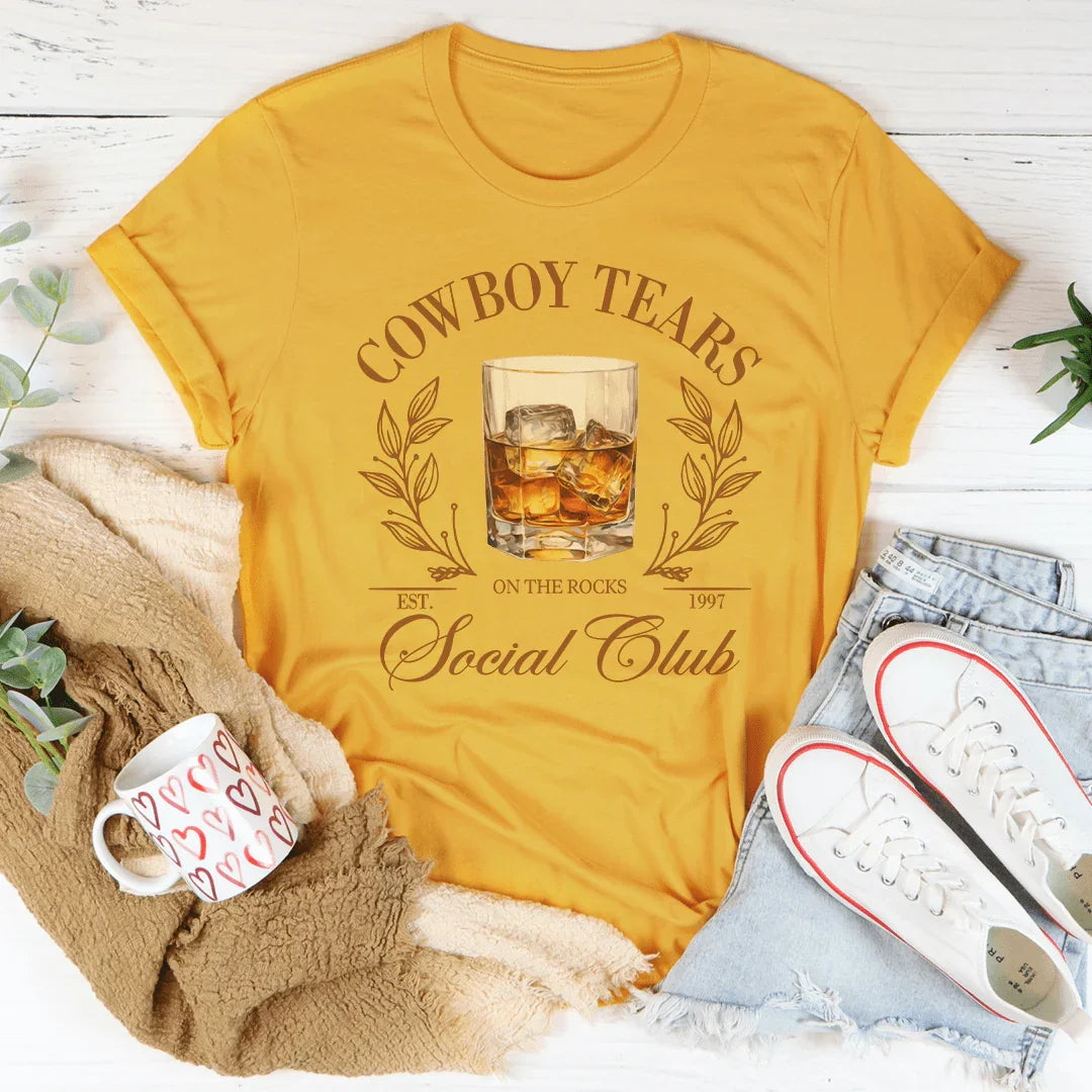 Cowboy Tears Social Club Tee - WonderingCloth