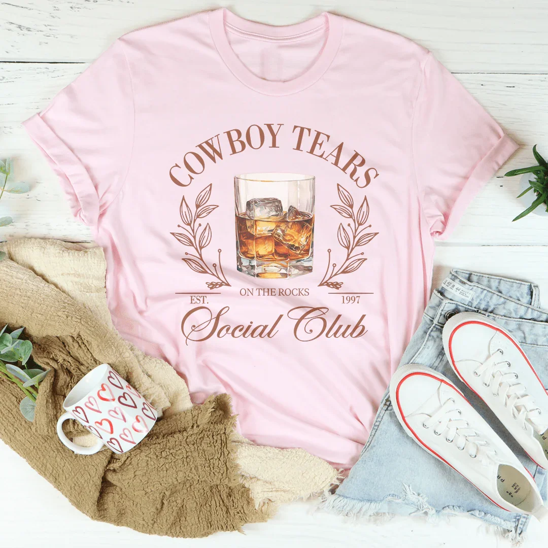 Cowboy Tears Social Club Tee - WonderingCloth