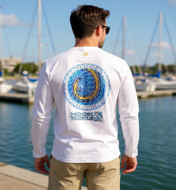 Men's Hooked L/S UV Fishing Shirt - WonderingCloth