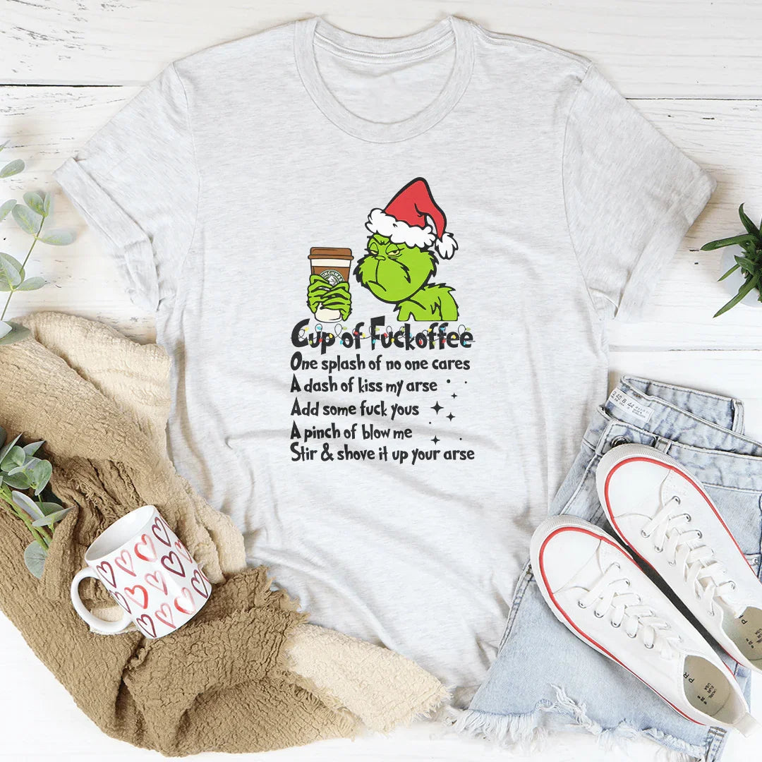 Cup Of Fuckoffee Tee - WonderingCloth
