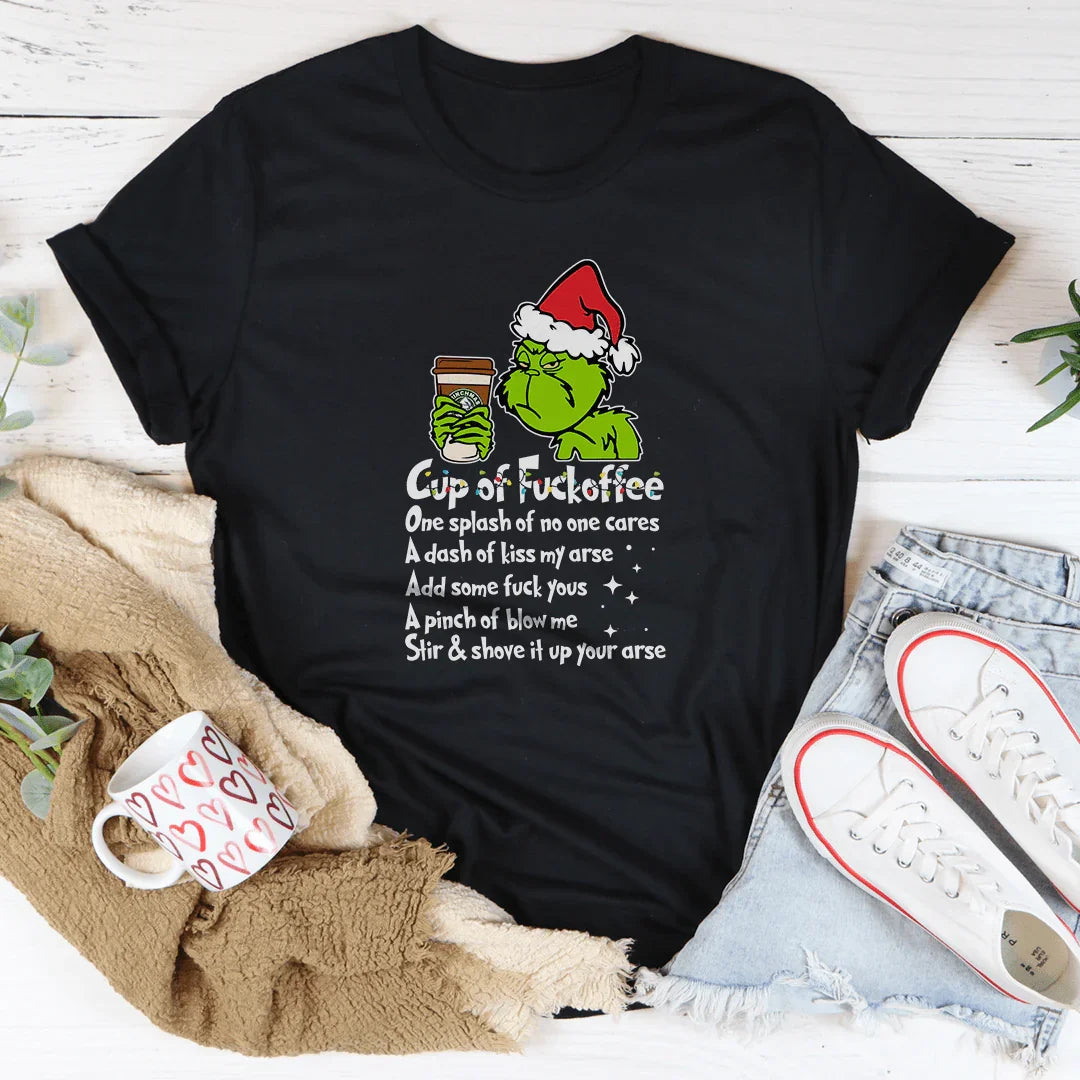 Cup Of Fuckoffee Tee - WonderingCloth
