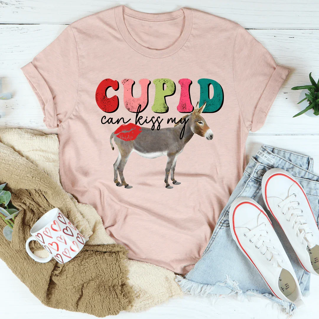 Cupid Can Kiss Me Tee - WonderingCloth