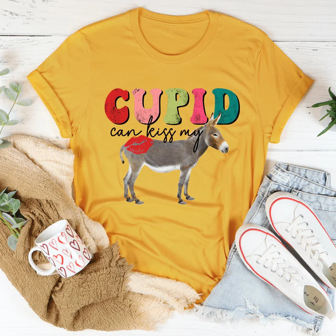 Cupid Can Kiss Me Tee - WonderingCloth
