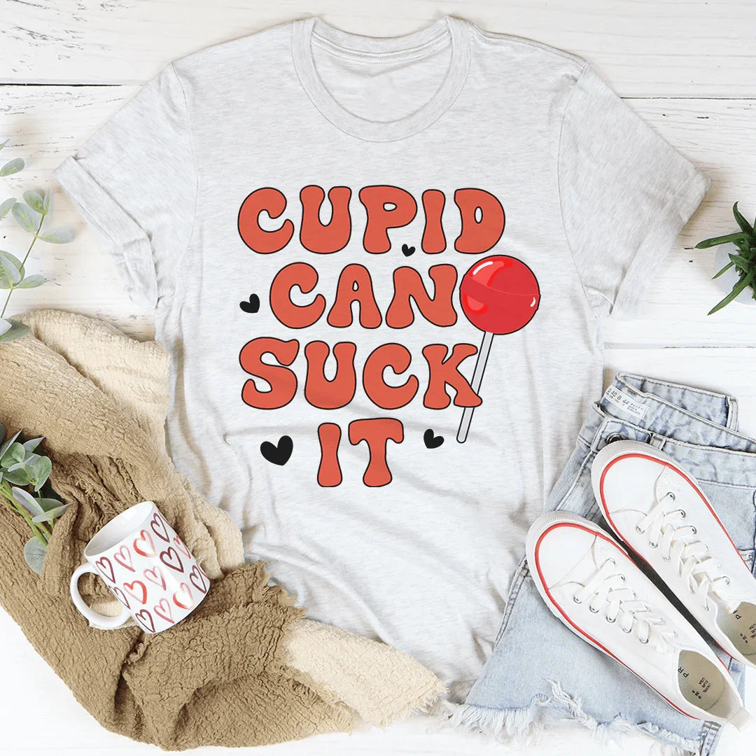 Cupid Can Suck It Tee - WonderingCloth