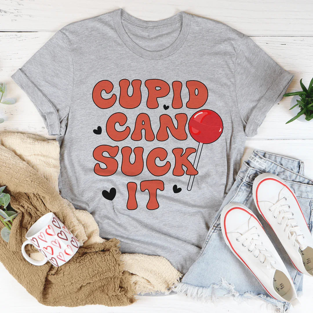Cupid Can Suck It Tee - WonderingCloth