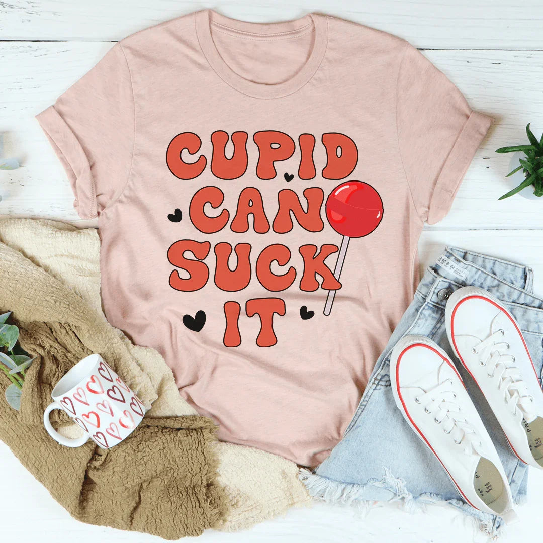 Cupid Can Suck It Tee - WonderingCloth