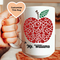 Custom Apple Teacher Mug - WonderingCloth